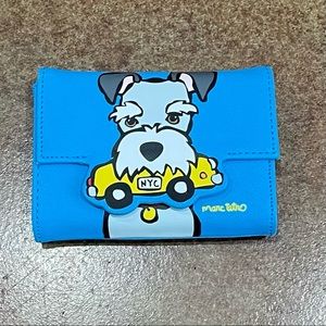 Marc Tetro Miniature Schnauzer Wallet with Key Ring - Rarely Used